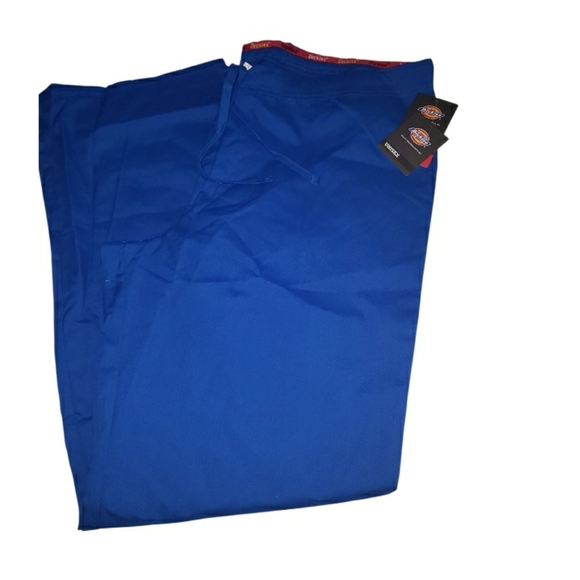NWT Dickies Unisex Royal Blue Scrub Pants- M - Picture 1 of 4